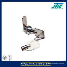 Stain chrome plated standard tubular key cabinet cam lock